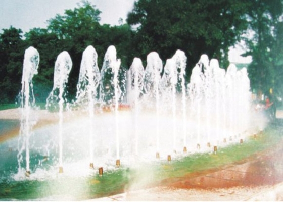 Fontaine sèche Jet Nozzles Vertical Water Spray de danse entièrement en laiton