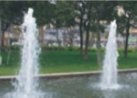 La fontaine de danse de D.C.A. Areated équipe la taille d'un gicleur de jet de 3/4" de 12m