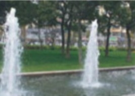 La fontaine mélangée de danse de musique de trompette de grand air équipe 3/4" d'un gicleur 63m/h