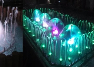 Jets de fontaine à champignons en laiton