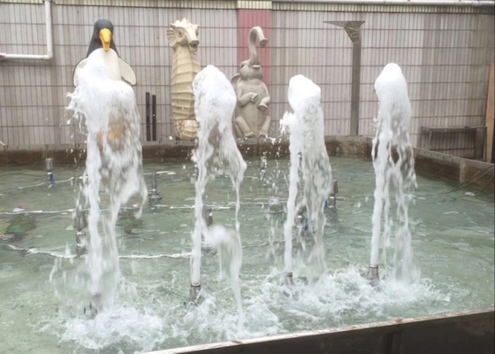 Jet mousseux en acier inoxydable pour fontaine de musique, fontaine d'étang