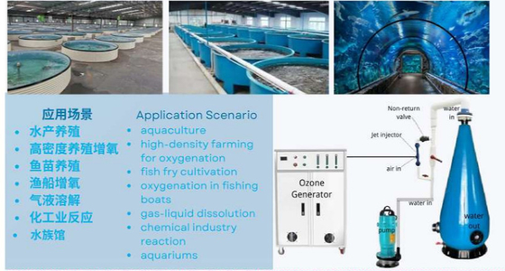 S400-H1050 Cône d'aération, adapté à l'aquaculture, piscine de haute qualité.
