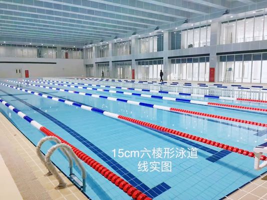 Lignes de ruelle de piscine du plastique 36Kg 50m