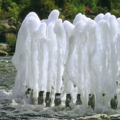 2" bec écumeux de fontaine de jet de mousse d'acier inoxydable