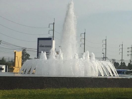 2" bec écumeux de fontaine de jet de mousse d'acier inoxydable