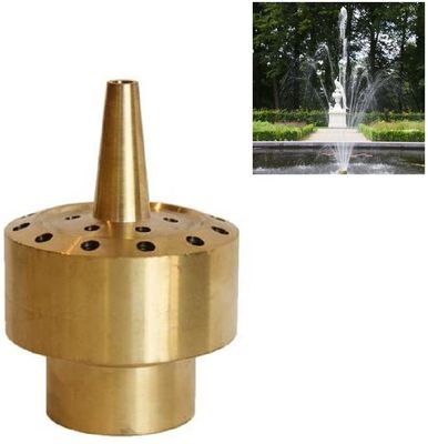 1,5" étang d'eau entièrement en laiton de jet de bec de fontaine d'eau de rangées de la fleur 3 Sprilker