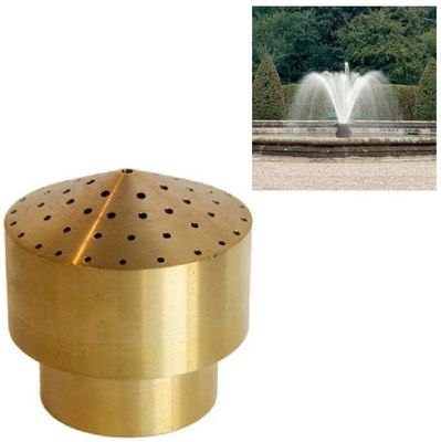2" entièrement tête arroseuse d'étang de fleur de rangées du laiton 4