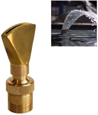 1" étang d'eau réglable entièrement en laiton de jet de bec de fontaine d'eau de fan de direction Sprilker
