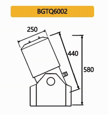 Bec laminaire commercial de fontaine de 6000L/H 16mm