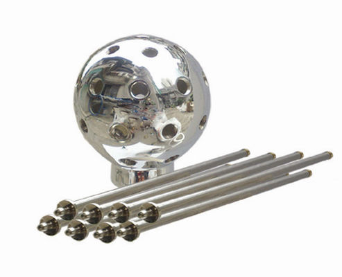 1,5" bec en laiton de Chrome Crystal Ball Water Fountain Jet