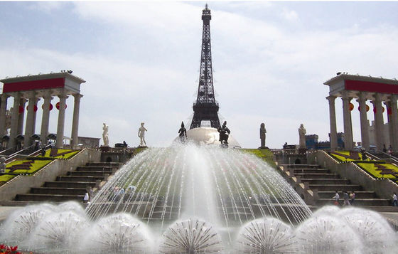 1,5" becs en cristal de fontaine de la danse 3D d'hémisphère