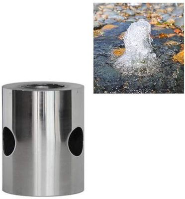 La fontaine d'eau de bulle de tasse d'acier inoxydable équipe des becs d'un gicleur de fontaine d'étang de têtes de jet