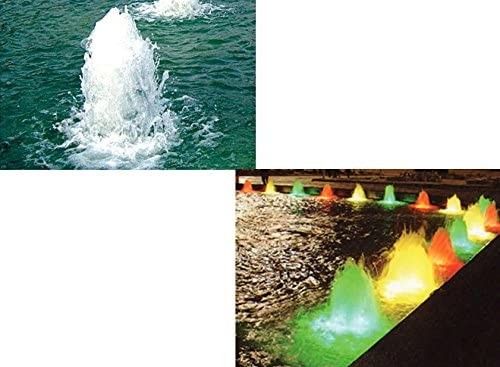 Becs de fontaine d'étang de buse à jet de fontaine d'eau de bulle de tasse d'acier inoxydable