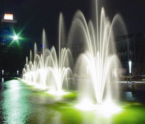 Laiton 3 rangées buse à jet de fontaine d'eau de fleur de 2 pouces