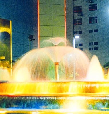 Acier inoxydable têtes de jet de fontaine d'eau de trompette de 2 couches