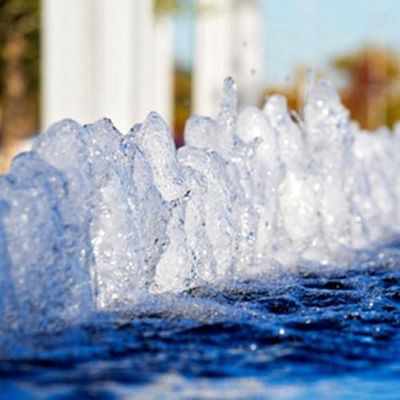 Acier inoxydable DN65 becs de fontaine de danse de bulle de 3 pouces