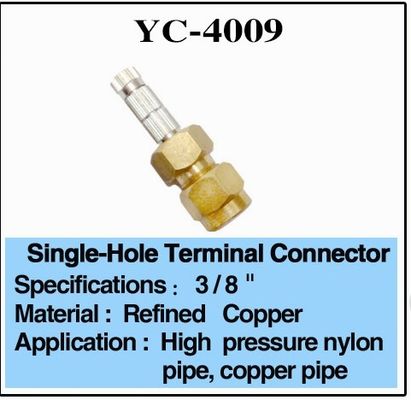 Bec de pulvérisation de brume de l'eau 3/8" connecteur terminal en laiton
