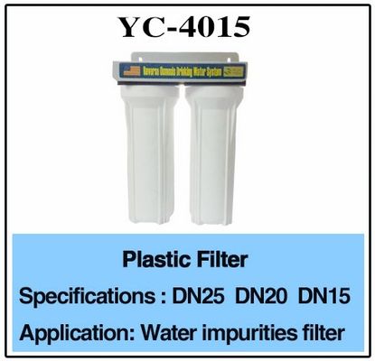 filtre d'eau en plastique de DN25 DN20 de 3/4" de 1/2 » pour le bec de l'eau de brume