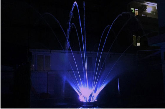 haut jet 1000mm SS304 de 6m flottant le projet musical de fontaine