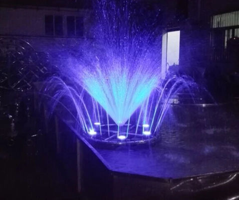 Haut jet flottant la fontaine d'eau musicale d'étang de 90mm