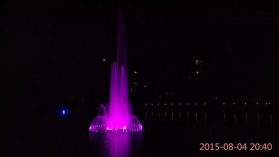 Projet musical extérieur allumé coloré de la fontaine SS304 de 1m