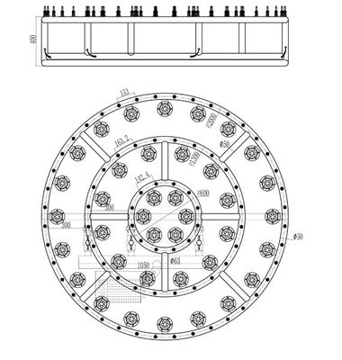 Projet musical décoratif de fontaine d'acier inoxydable de 2M