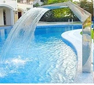 Jet de cascade d'acier inoxydable de la piscine 1.5m