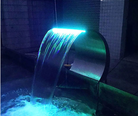 Jet de cascade d'acier inoxydable du bâti 200cm de mur