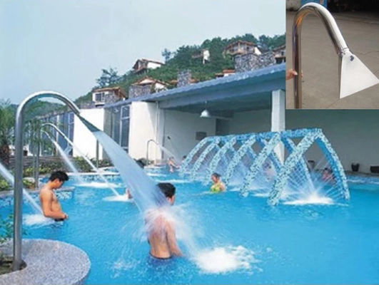 Chaise extérieure de bulle de cascade de cascade de piscine SS304