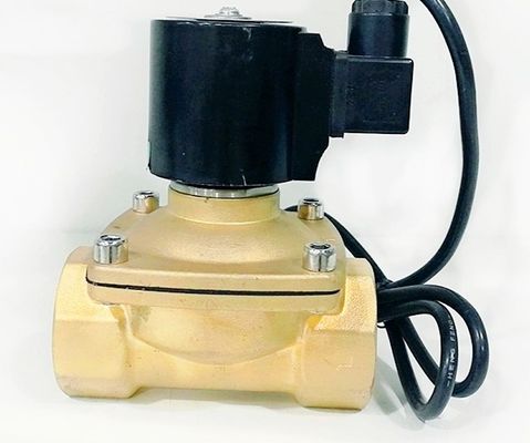 Valve électromagnétique imperméable en laiton de l'eau IP68 de DN25 AC/DC