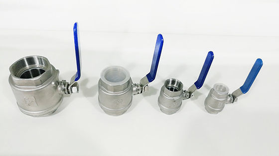 Acier inoxydable de piscine robinet à tournant sphérique de l'eau de 1 pouce