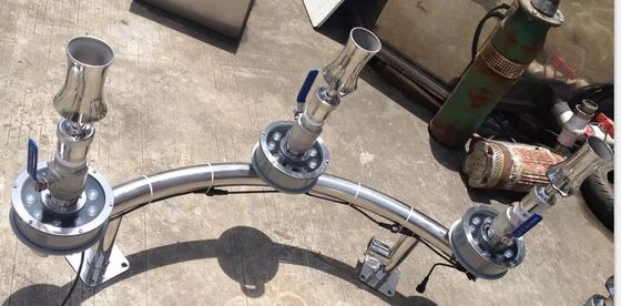 Acier inoxydable de piscine robinet à tournant sphérique de l'eau de 1 pouce
