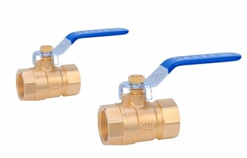 GV robinet à tournant sphérique en laiton de contrôle manuel de l'eau de 1 pouce