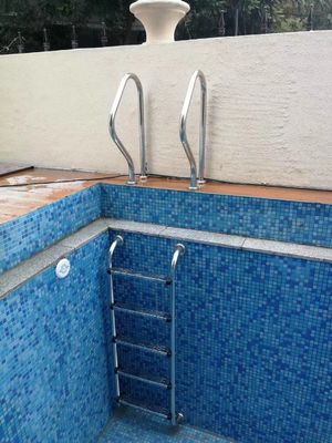 Type rails de bride d'étape de piscine de l'acier inoxydable 1.0mm