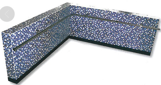 SS304 du mur rail de grippage de piscine directement 1.0mm