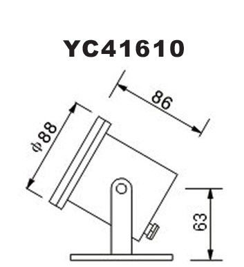 SS304 12V 3W imperméabilisent les lumières sous-marines de LED