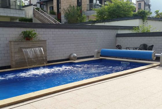 Couverture automatique de piscine du PC 8X4M avec un rouleau