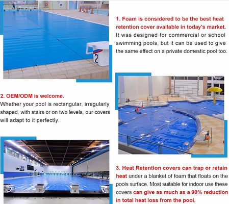 Couvertures de sécurité souterraines de piscine de la mousse 4mm Inground de Xpe