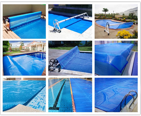 PE 2.5×50m couverture solaire de piscine de 400 microns