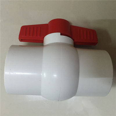 Robinet à tournant sphérique commercial de conduite d'eau de PVC d'accessoires de piscine