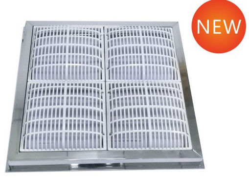 Drain de plancher moulu ci-dessus de piscine de SS304 490x490mm