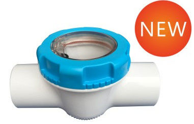 Accessoires commerciaux de piscine clapet anti-retour de l'eau de PVC de 1,5 pouces
