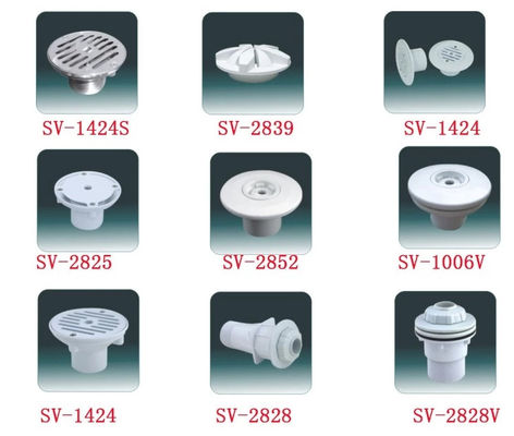 Garnitures de tuyau de piscine 1,5" adaptateur de tuyau d'UPVC