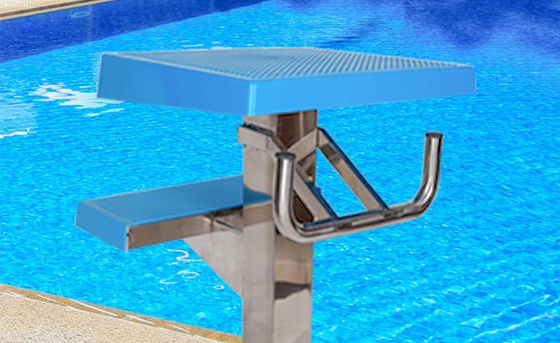 2 bloc commençant de piscine de l'acier inoxydable 500mm d'étapes