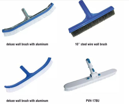 Kit de nettoyage de piscine d'Inground brosse de luxe de mur de piscine de 18" de 45cm