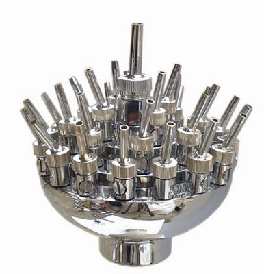 1" couches réglables en laiton de Chrome les 3 fleurissent des becs de fontaine de fleur