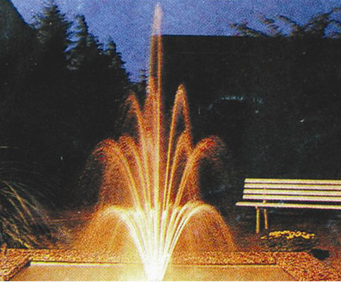 La nouvelle vente chaude 2" les 3 couches réglables en laiton fleurissent la fontaine d'eau de fleur Jet Nozzles