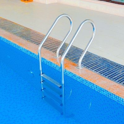 5 étape échelle de piscine d'acier inoxydable de 1.35mm FRB