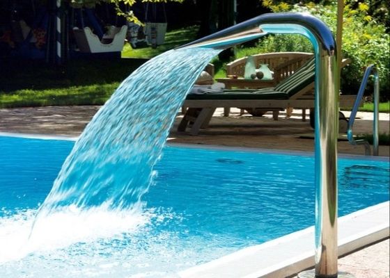 jet de cascade d'acier inoxydable d'accessoires de fontaine de piscine de 600mm
