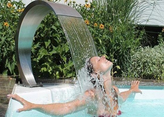 jet de cascade d'acier inoxydable d'accessoires de fontaine de piscine de 600mm